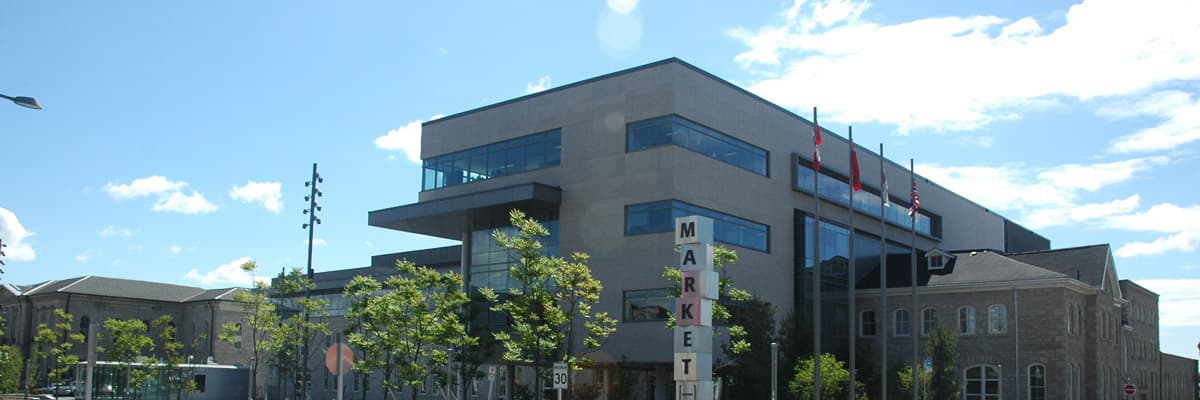 City Hall with blue sky